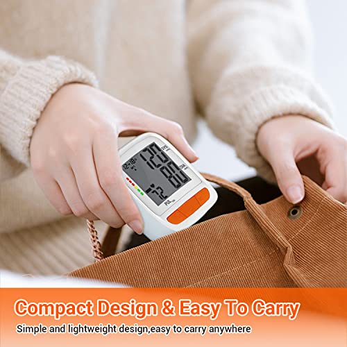 Scian Wrist Blood Pressure Monitor, Automatic Wrist Blood Pressure Cuff With Large Lcd Display Adjustable Wrist Cuff 2 Users 180 Memory For Home & Travel Use #TOP5