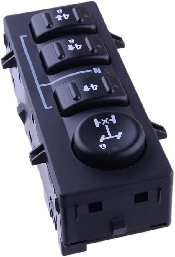 4-Wheel Drive Switch Transfer Case Shift Selector Control Button Compatible for Hummer H2 2003-2007 19259310