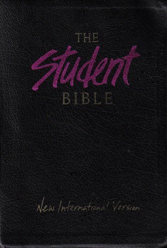 Student Bible/New International Version/Black B... 0310909465 Book Cover