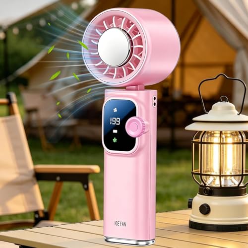 Petit ventilateur de poche pliable outil d'été portable 4000 mAh - 4