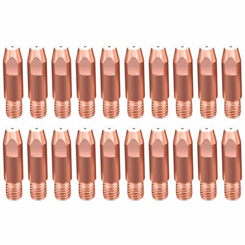 BE-TOOL High Conductivity Heat Wear Resistant MIG Torch Tips Efficient Heat Dissipation for Stable Weld(1.6mm / 0.063in)