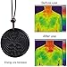 Rotundity2 Besot Square sunflower pendant Metal Frame Volcanic Stone Versatile accessories Sweater Pendant