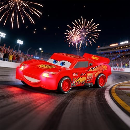 LIGHTAILING Led Light for Lego-77255 Lightning McQueen - Easy Install, Hidden Wiring, Home Decor & Gift-Ready (Model Not Included)