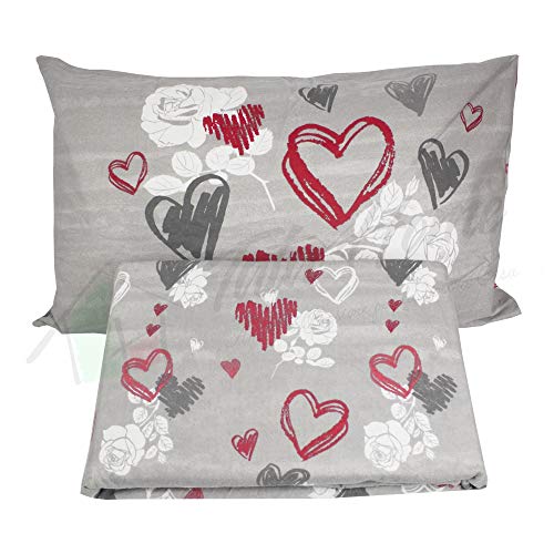 Tata Home Completo Letto Flanella Set Lenzuola