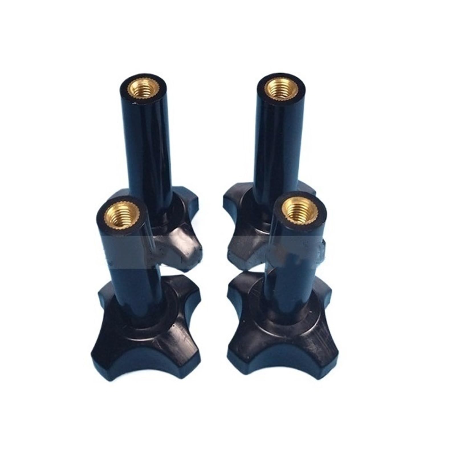 Pièces de Rechange for sorbetières, 4 pièces, écrous à vis Noirs, Accessoires, écrou de Fixation M8, Compatible avec Les Machines à crème glacée Molle Vevor