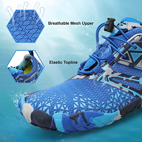 Image of XIHALOOK Athletic Hiking Water Shoes Womens Mens Quick Dry Barefoot for Beach Walking Kayaking Surfing Training
