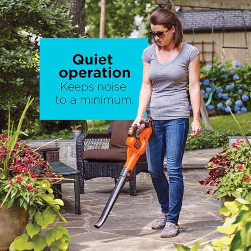 BLACK+DECKER 20V MAX* Cordless Sweeper with Power Boost, Leaf Blower with Battery and Charger (LSW321) - image 3