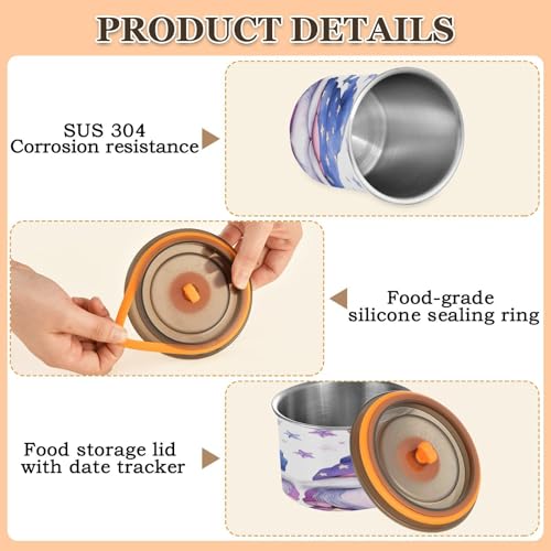 ATTX Contenedor de Café de Acero Inoxidable 900 ml miniatura 4