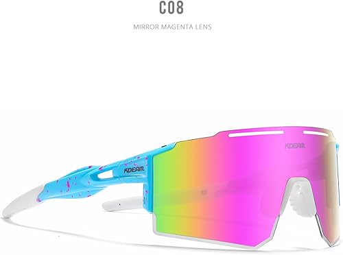 Miniatura 2 de ZEMFAY Gafas de sol polarizadas deportivas para hombres y mujeres UV400 gafas de ciclismo resistentes al viento para conducir correr gafas de golf
