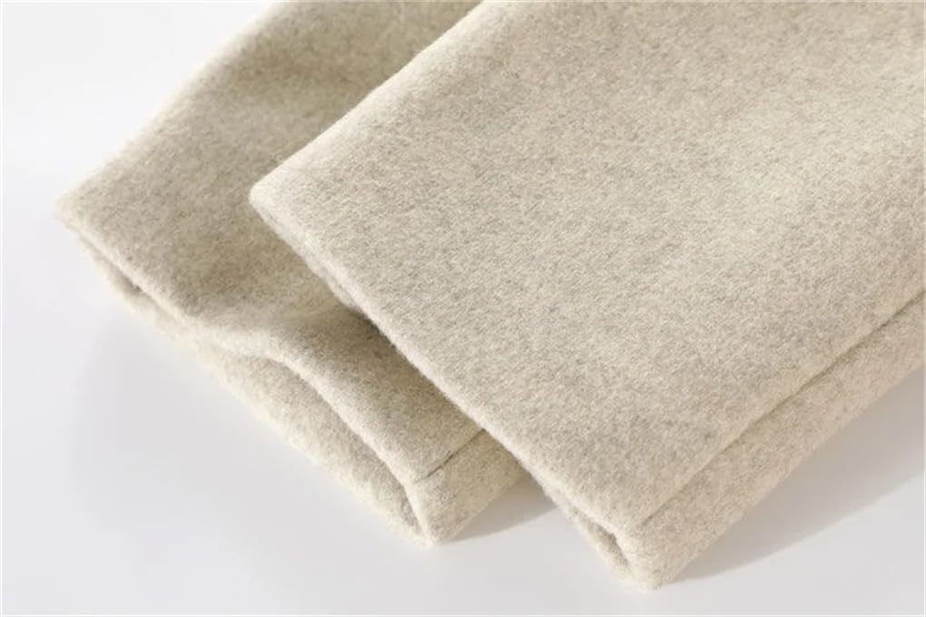Chaquetas gruesas para mujer, abrigos con cinturón, solapa de invierno, abrigo clásico de lana larga sólida