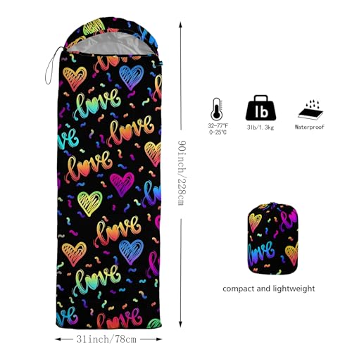 Image of QOOMO Camping Sleeping Bags,3 Season Warm & Cool Weather,Lightweight,Waterproof Sleeping Bags for Adults & Kids,Traveling,and Outdoors,Camping Gear Equipment