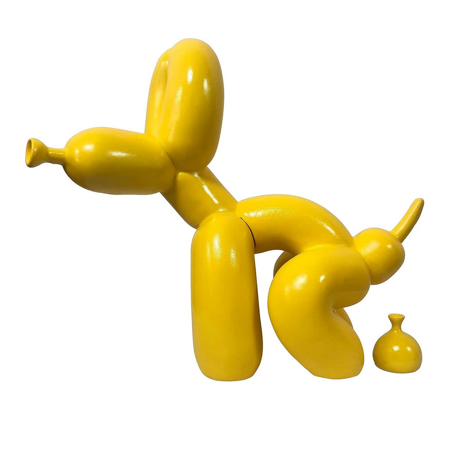 Estatua de Perro con Globo, Escultura de Perro con Globo de Resina, Escultura artística de Graffiti, artesanía de Resina, Adorno, decoración de Escritorio, Oficina y hogar,A6
