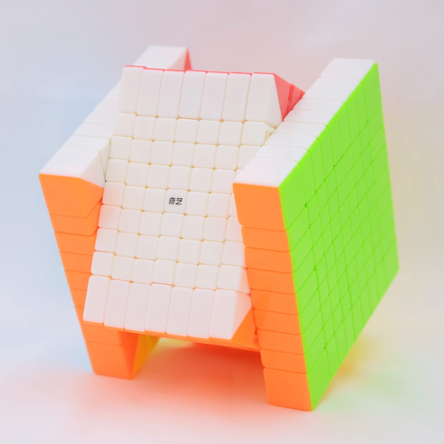Bukefuno QY 9 x 9 Speed Cubo de Rubik Puzzle Magic Cube sin pegatinas 2021 QY 9 x 9 x 9 dados 75 mm