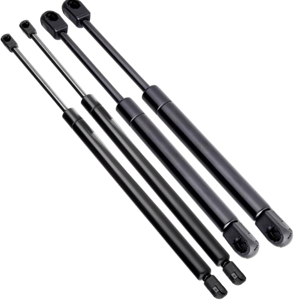 SCITOO 6110 19.3Inch Lift Supports Fit for Nissan Pathfinder 2005-2013 Rear Left and Right Liftgate+Window Glass Shock Struts 4pcs