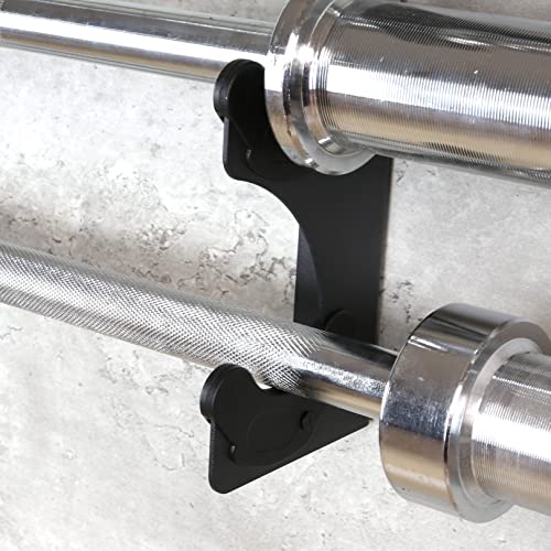 Lovind Horizontal Barbell Rack 4 Bars Holder Wall Mounted Barbell Holder Barbells Storage Rack Weight Bar Holder for Gym - Image 4