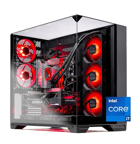 Skytech O11 Gaming PC, Intel i7 14700K 3.4 GHz, RTX 4080 Super, 2TB NVME Gen4, 32GB DDR5 RAM RGB, 1000W Gold ATX 3.0 PSU, Wi-Fi, Win 11 Home