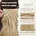 BARSDAR Blonde Clip in Hair Extensions - 12 Inch Short Wavy Clip in Hair Extensions for Women - 6PCs Thick Soft Synthetic Clip in Hairpieces Daily Party Halloween - Light Ash Blonde Mix