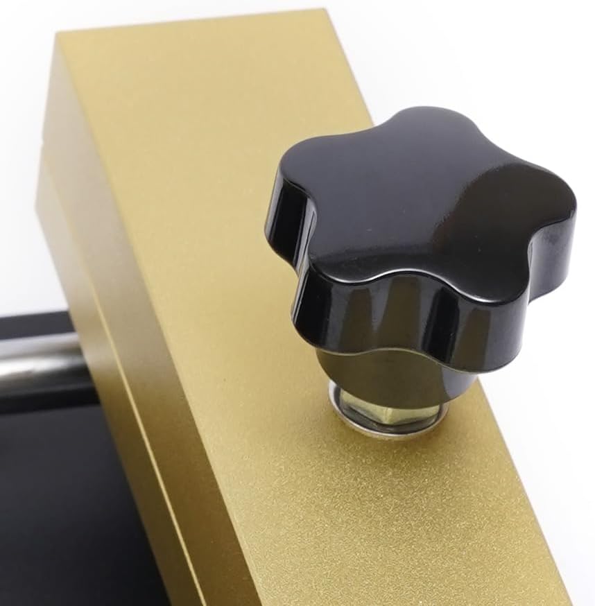 Marking Machine Fixture, 120 x 120mm Metal Sheet Cutting Holder Installation-Free Clamp Table Fixture Tinfoil Paper Fixture 4.72 * 4.72in Copper Brass Gold Silver Foil Fixture for Marking Machine
