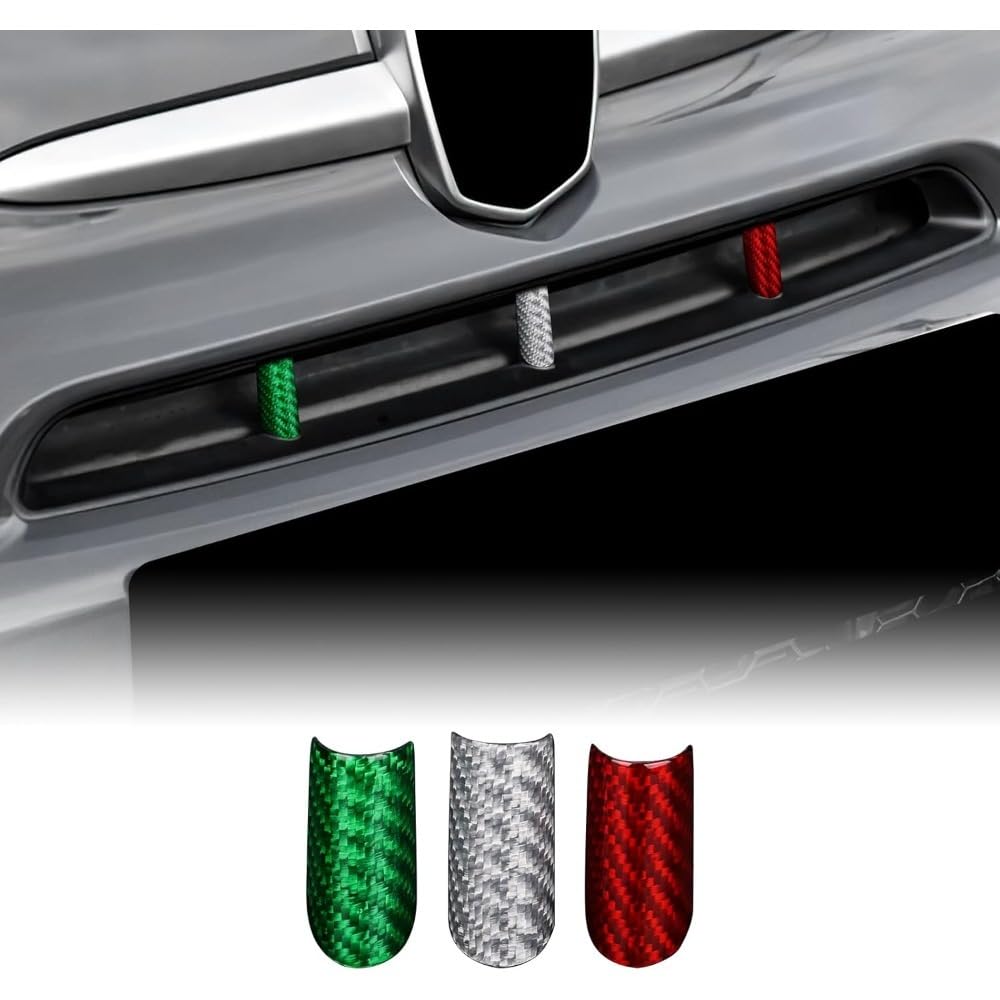 Rénover calandre plastique Abarth 595 via caches carbone véritable