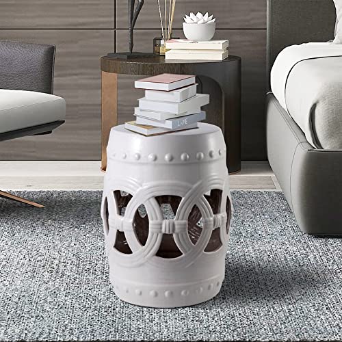 Puff Cerâmico Seat Garden Banqueta Jardim Decorativo