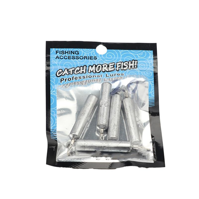 20 pesas largas para pesca, 1/8oz-3/4oz, 20 piezas miniatura 2