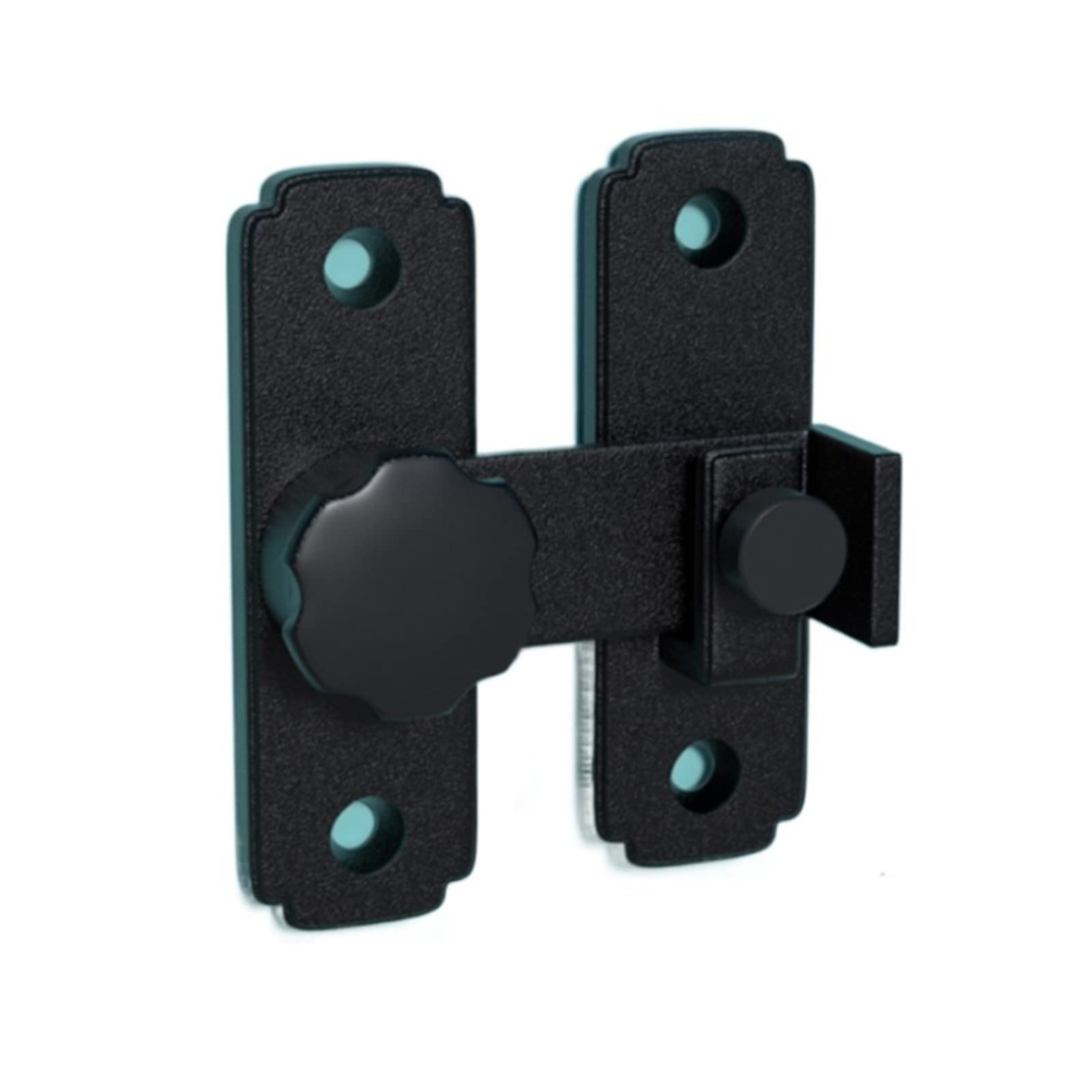 SFJSFIMQ Latch Lock Door Buckle Door Latch Sliding Door Lock Hasp Buckle Punch-Free Anti-Theft Lock Stainless Steel Latch