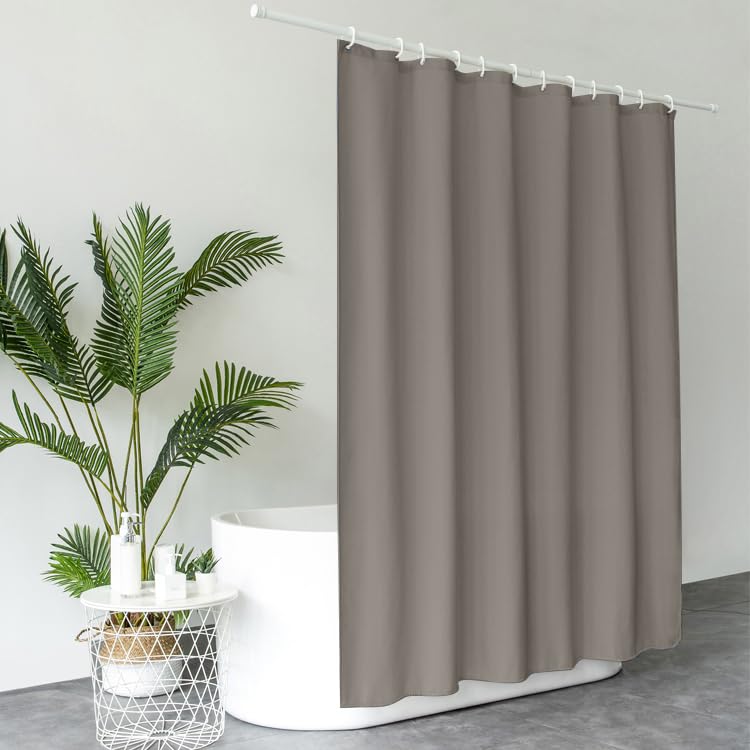 Shower Curtain, Made of PEVA, Water Repellent, Mildew Resistant, 180x180cm, 71x71inch, Rail Hooks,Feather Light, Ultra-Thin - Image 4