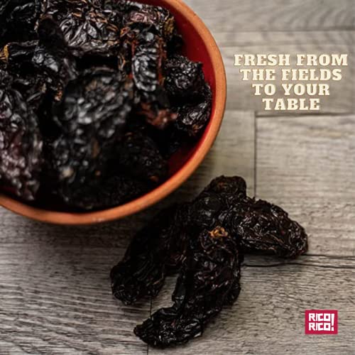 RICO RICO Dried Peppers 6 Pack Bundle - Ancho, Arbol, Guajillo, Pasilla, Chipotle, Cascabel Super Pack of Chiles by RICO RICO - Thumbnail 6