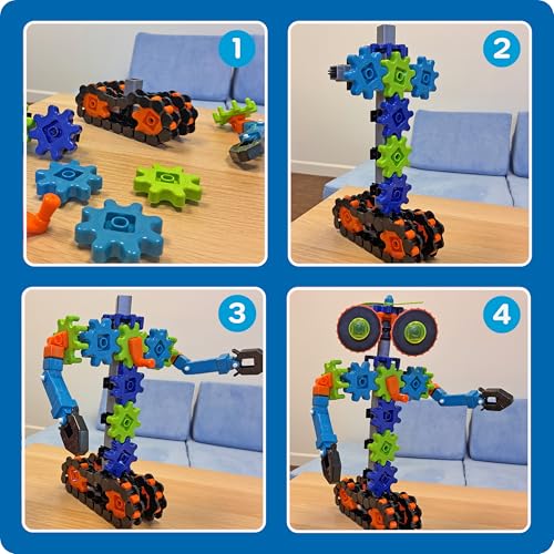 Learning Resources Gears! Gears! Gears! Robots in Motion Building Set - 116 Pieces, Ages 5+, Robot Toy, STEM Toys for Kids, Robots for Kids - Image 5