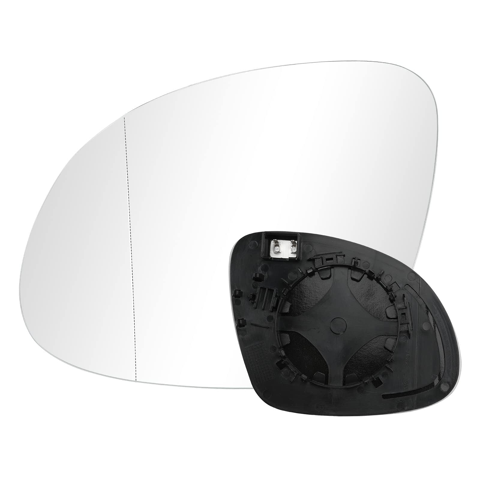 ELNas Cristal Espejo Retrovisor Calefactable para VW Sharan 2010-2022 | Vidrio Lateral Gran Angular | Antivaho y Antideslumbrante | Repuesto Retrovisor,Left