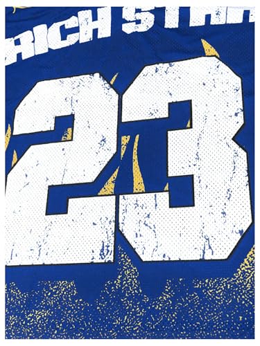 GORGLITTER Men's Y2k Jersey Number Graphic Mesh Short Sleeve V Neck Football T Shirt3