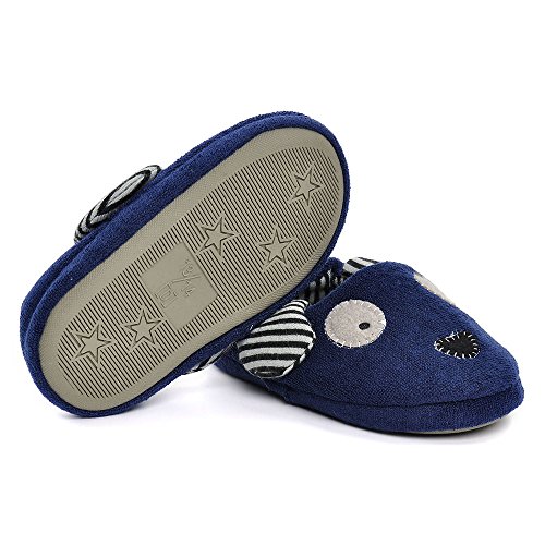 Estamico Toddler Boys Doggy Slippers Cartoon Puppy House Shoes Us 5-6 Navy #TOP3