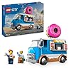 LEGO City Donut Truck Toy with 2 Minifigures – Creative Building Toys for 5+ Year Old Boys & Girls – Mobile Food Stand with Accessories – Fun Gift Ideas for Birthdays & Holidays – 60452