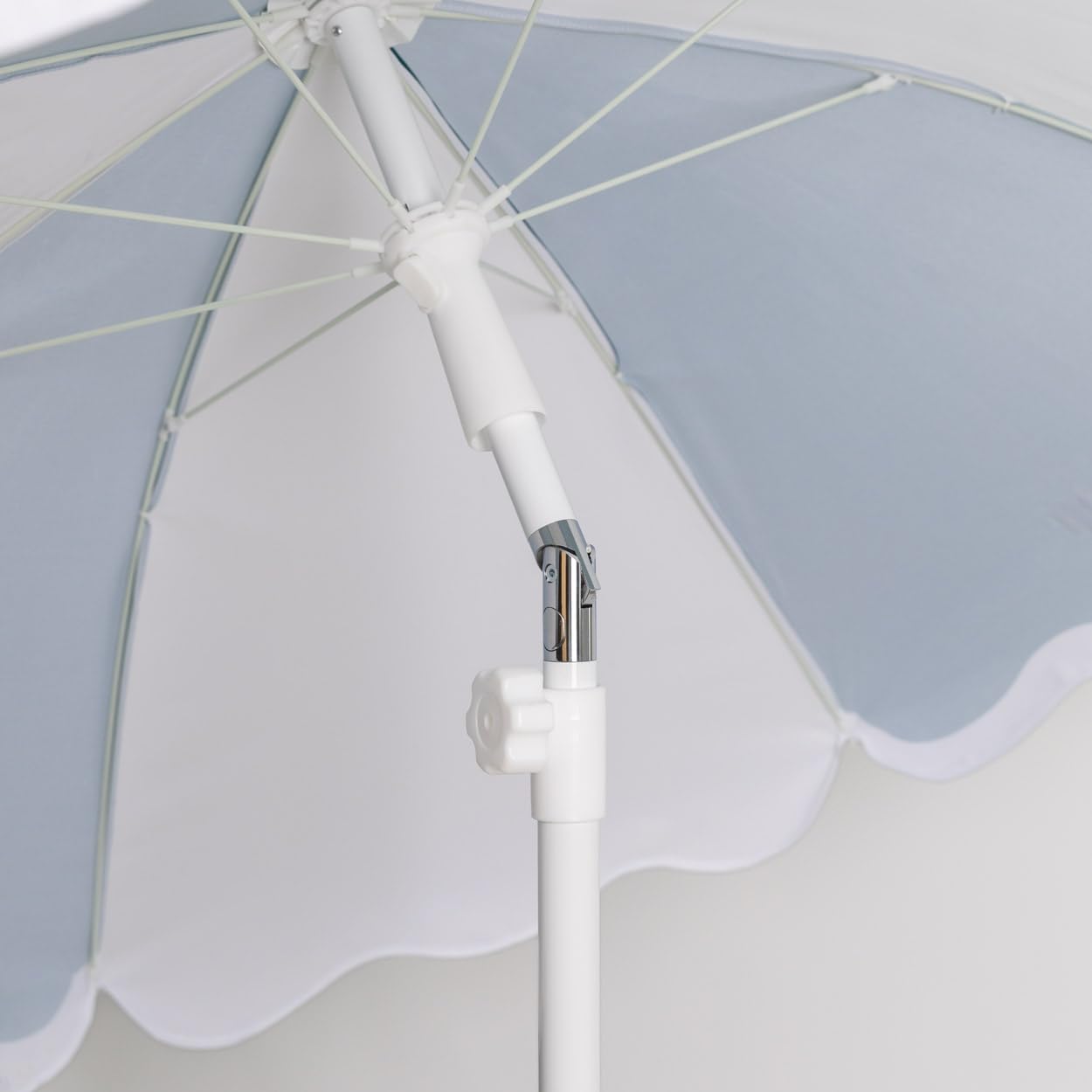 Flamingueo Grand Parasol, Plage, Piscine, Jardin Extérieur, Hauteur et Orientation Réglables, Protection UPF 50+, Polyester, Sac de Transport, 210 x 160 cm