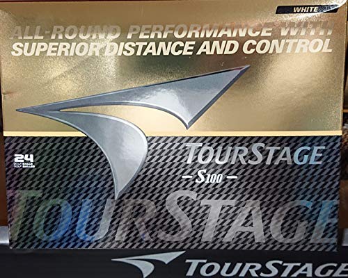 BRIDGESTONE ブリヂストン ゴルフボール ツアーステージ TOURSTAGE S100 /24球入り 高反発2ピース構造