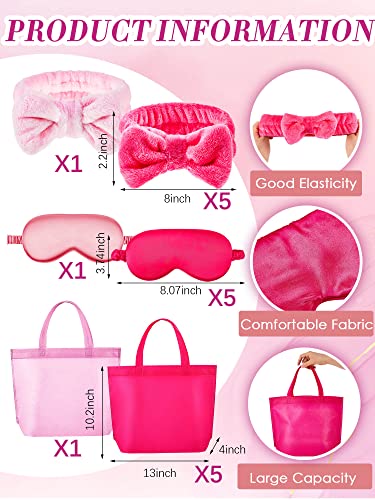 image for Sintuff 24 Pcs Kids Spa Party Supplies for Girls 6 Spa Party Robes 6 T