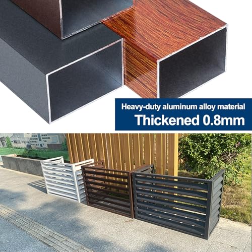 Cubierta de aluminio para aire acondicionado exterior y bomba de calor 5