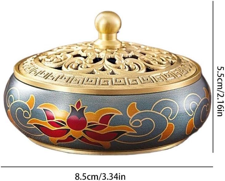 Incense Burner,Incense Stick Holder,Retro Metal Plate Incense Burner Household Incense Burner Indoor Incense Burner Agarwood Ornaments Incense Holder Incense Burner