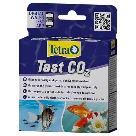 Tetra Test CO2 (Kohlendioxid), Wassertest für Süßwasseraquarien, misst zuverlässig und genau den Kohlendioxidwert