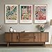 Large Framed Matisse Wall Art for Living room, 3 Piece Colorful Abstract Canvas Artwork for Walls, Retro Vintage Big Matisse Famous Landscape Paintings Prints Pictures for Hallway Home Office 24x36