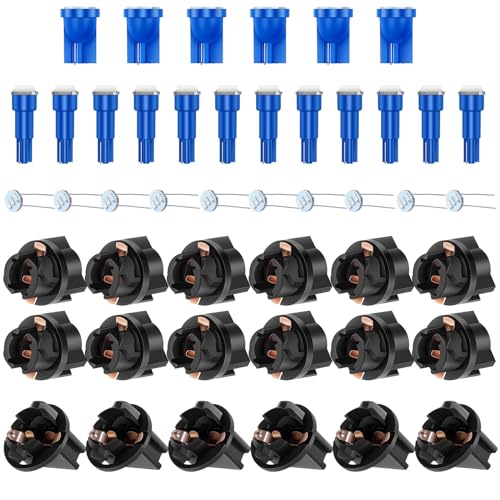 LBRST 6 x T10 6-3020-SMD Blue 168 Instrument Lights 12 x T5 1-5050-SMD Blue 74 73 2721 Instrument Lights 12 x T5 74 73 2721 Twist Lock Socket 6 x T10 168 Twist Lock Socket