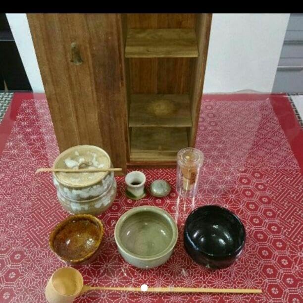 茶道具ー在銘茶器短冊箱 茶道具ー在銘茶器短冊箱 茶道具セット