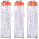 DreamConnect ナーフ用 マガジン ダーツクリップ N-ストライクエリートブラスター 1本につき18発 高速リロード 3本セット