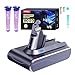 Produktbild V6 Akku, FLYLINKTECH 8.0Ah Ersatzakku für Dyson V6 Serie DC62 DC59 DC58 DC61 DC72 DC74 Animal SV03 SV04 SV05 SV06 SV07 SV09 Staubsauger Mit 2 Filtern