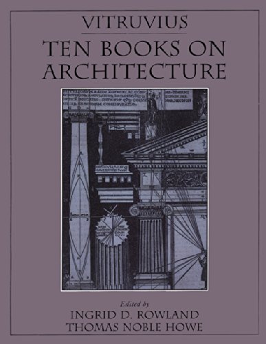 Livre Architecture de Vitruve en anglais pour enrichir votre bibliothèque d'histoire de l'art