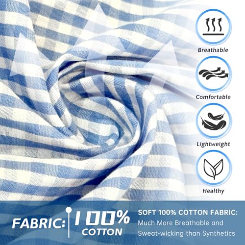 Men's Cotton Lightweight Bath Robe with Pockets, Soft Summer Mens Bathrobe, Comfy Spa Pool Hotel Gift Kimono Robe for Men3