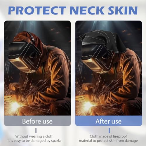 Cubierta para Casco de Soldar con Protección para Cuello miniatura 4