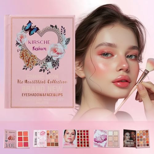 Libro de maquillaje multicolor para evitar cargar estuches sueltos 2