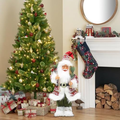 Figurine de table de Noël à thème rétro en matériau robuste durable