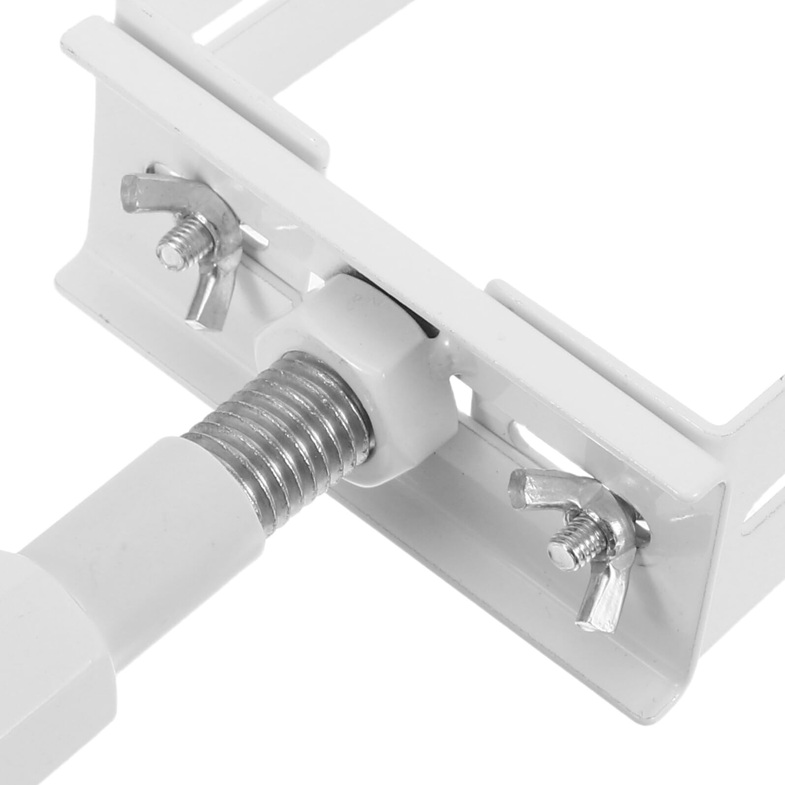 Gatuida Soporte para Radiador Ajustable en Altura 8-13 CM Base en L de Acero Inserciones de Plástico Soporte para Piso de Radiador Compatible Aire Acondicionado Uso Doméstico y Oficina